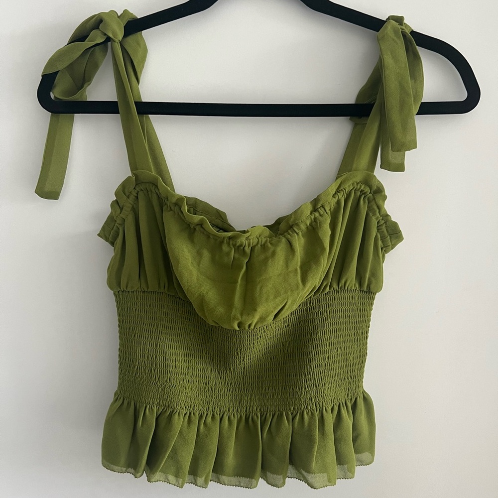 Sold Aritzia Sage green Ballad Camisole Tops